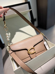 Coach-C Stud Satchel