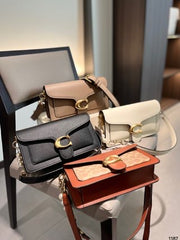 Coach-C Stud Satchel