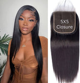 5X5 Straight Lace Closure
